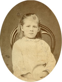 Lyubov Dostoyevskaya, daughter of the author Fyodor Dostoevsky, 1870s. Artist: Unknown