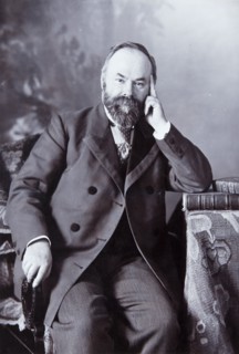 Pyotr Shchukin, Russian art collector, c1890-c1900. Artist: Andrei Osipovich Karelin