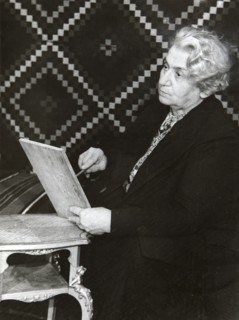 Olga Forsh, Russian author, mid 20th century. Artist: Unknown