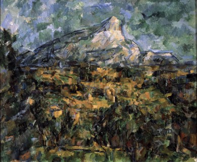 'Landscape in Aix (Mont Sainte-Victoire)', c1906.  Artist: Paul Cezanne