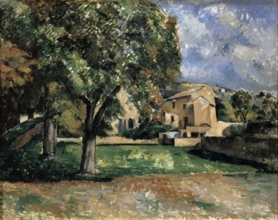 Trees in a Park, Jas de Bouffan', 1885-1887.  Artist: Paul Cezanne