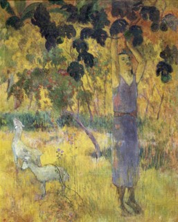 'Man Picking Fruit from a Tree', 1897.  Artist: Paul Gauguin