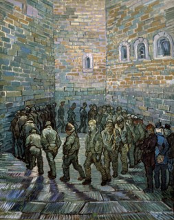 The Prison Courtyard', 1890.  Artist: Vincent van Gogh