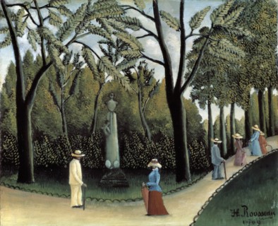 'The Luxembourg Gardens, Monument to Chopin', 1909. Artist: Henri Rousseau