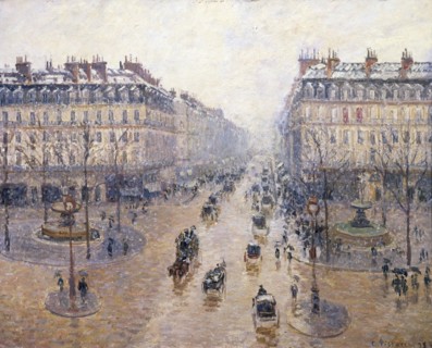 'L'Avenue de l'Opéra. Snow. Morning', 1898. Artist: Camille Pissarro
