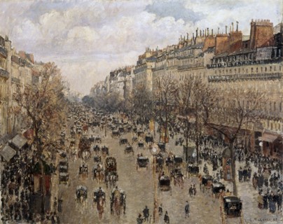 'Boulevard Montmartre in Paris', 1897. Artist: Camille Pissarro