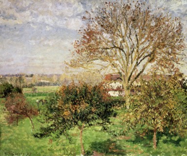 'Autumn morning at Èragny', 1897. Artist: Camille Pissarro