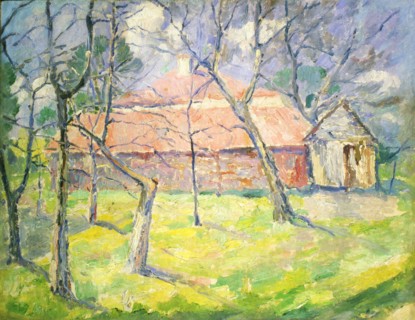 'Landscape near Kiev', 1930.  Artist: Kazimir Malevich