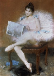 'Sitting Ballet Dancer', 1890.  Artist: Pierre Carrier-Belleuse