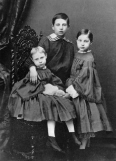 The three eldest children of Grand Duke Konstantin Nikolayevich of Russia, c1860-c1861. Artist: Unknown