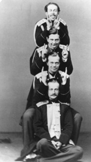 Grand Dukes Alexander Alexandrovich and Vladimir Alexandrovich of Russia, c1870-c1875(?). Artist: Sergei Levitsky
