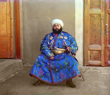 Mohammed Alim Khan, the last Emir of Bukhara, 1911. Artist: Sergey Mikhaylovich Prokudin-Gorsky