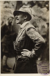 Gabriele D'Annunzio, Italian poet, novelist and dramatist, 20th century. Artist: Studio Fotografico Ferrurio