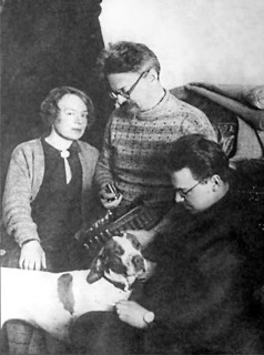 Leon Trotsky and his family, Alma Ata, USSR, 1928. Artist: Anon