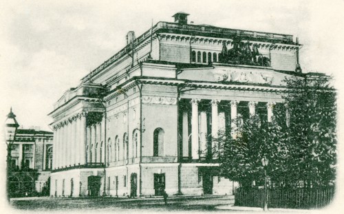 The Alexandrinsky Theatre, Saint Petersburg, Russia, 1890s. Artist: Unknown