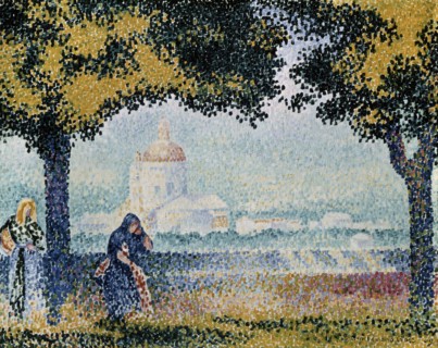 'The Church of Santa Maria degli Angeli near Assisi', 1909.  Creator: Henri-Edmond Cross.