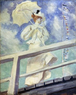 'Lady in White', late 19th century (?).  Creator: Paul Helleu.