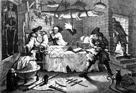 Illustration from the poem Hudibras, by Samuel Butler, 1726.  Artist: William Hogarth