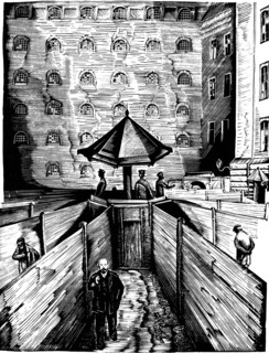 Illustration from the book Lenin's Life, 1936.  Artist: Piotr Nicholaevich Staronosov