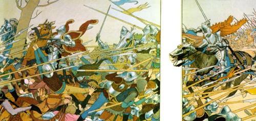 Illustration from the book La Vie de Jeanne d'Arc, 1896. Artist: Louis Maurice Boutet de Monvel