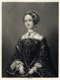 Marguerite de Navarre, Queen Consort of Henry II of Navarre, (1864).  Artist: John James Hinchcliff