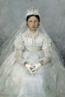 'The Communicant', 1875.  Artist: Jules Bastien-Lepage