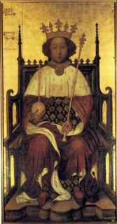 King Richard II of England, c1390.  Artist: Anon