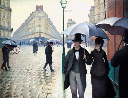 'Paris Street; Rainy Day', 1877. Artist: Gustave Caillebotte