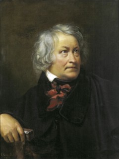 'Portrait of the sculptor Bertel Thorvaldsen', 1833.  Creator: Orest Kiprensky.