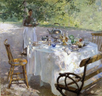 'Breakfast Time', 1887.  Artist: Hanna Pauli