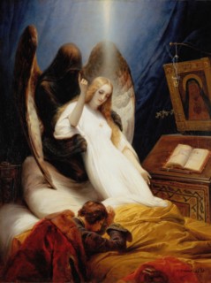 'The Angel of Death', 1851.  Artist: Horace Vernet