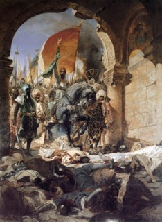 'The Entry of Mehmet II into Constantinople', 1876.  Artist: Jean Joseph Benjamin Constant