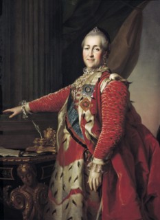 Catherine the Great, Empress of Russia, 1782.  Artist: Dmitry Levitsky