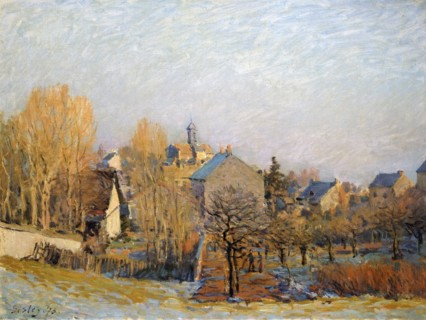 'Frost in Louveciennes', 1873.  Artist: Alfred Sisley