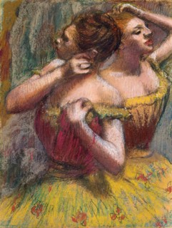 'Two Dancers', 1898-1899.  Artist: Edgar Degas