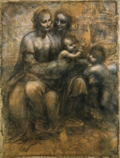 'The Virgin and Child with Saint Anne and Saint John the Baptist, c1500.  Artist: Leonardo da Vinci