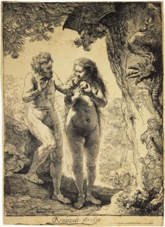 'Adam and Eve', 1638.  Artist: Rembrandt Harmensz van Rijn