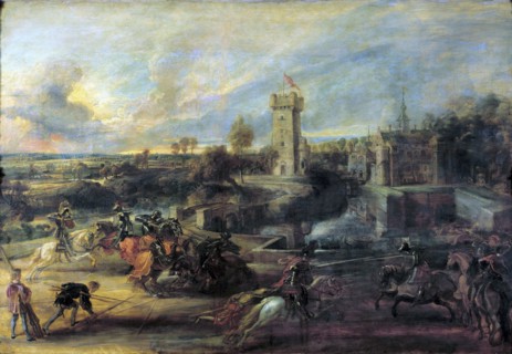 'Tournament in front of Castle Steen', 1635-1637.  Artist: Peter Paul Rubens
