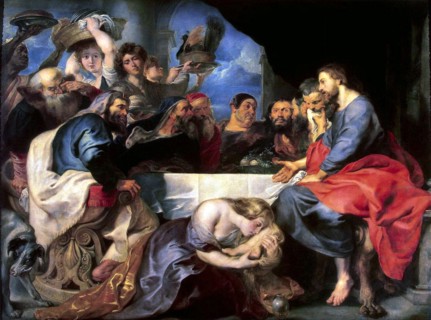 'Feast in the House of Simon the Pharisee', between 1618 and 1620.  Artist: Peter Paul Rubens