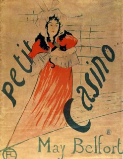 'May Belfort, Petit Casino', 1895.  Artist: Henri de Toulouse-Lautrec