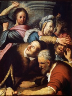 'Christ Driving the Money Lenders from the Temple', 1626.  Artist: Rembrandt Harmensz van Rijn