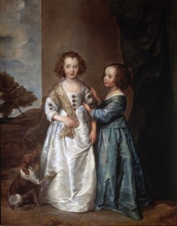 'Portrait of Elizabeth and Philadelphia Wharton', 1640.  Artist: Anthony van Dyck