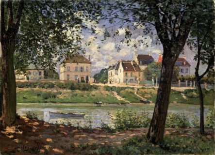 'Villeneuve-la-Garenne (Village on the Seine)', 1872.  Artist: Alfred Sisley