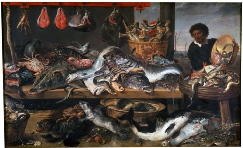 'A Fishmonger's Shop', 17th century. Artist: Frans Snyders
