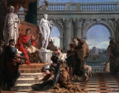 'Maecenas presenting the Arts to Augustus', 1743.  Artist: Giovanni Battista Tiepolo