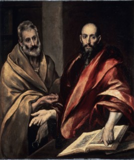 'The Apostles St. Peter and St. Paul', 1587-1592.  Artist: El Greco