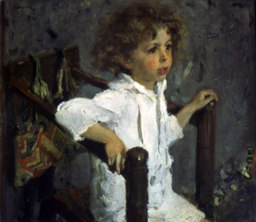 'Portrait of Mika Morosov', 1901.  Artist: Valentin Serov