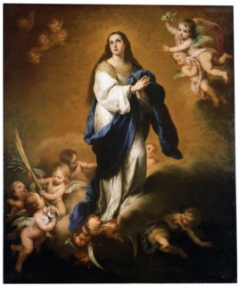'The Assumption of the Blessed Virgin Mary', between 1645 and 1655.  Artist: Bartolomé Esteban Murillo