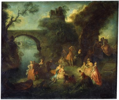 'Dance at the River', c1720-1730.  Artist: Pierre-Antoine Quillard