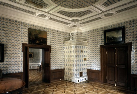 'Antechamber of the Menshikov palace in Saint Petersburg', 1710s.  Artist: Giovanni Maria Fontana